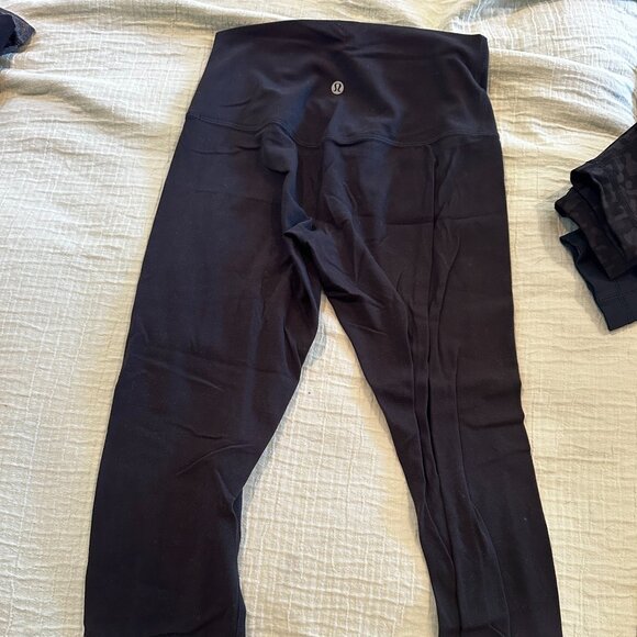 Lululemon Align High Rise Leggings 25'' Black Women's 6 - Picture 1 of 5